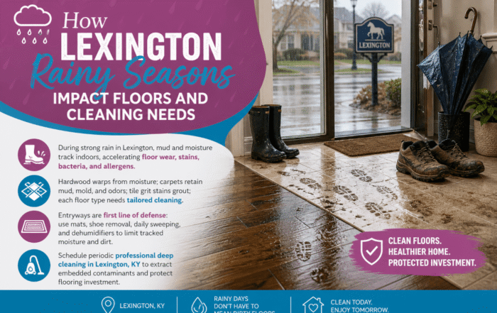How Lexington Rainy Seasons Impact Floors And Cleaning Needs